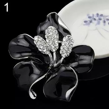 Bridal Wedding Jewelry Flower Scarf Brooch Pin Lady Party Gift ARI