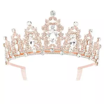 Невеста свадьба подружка невесты гребень корона барокко день рождения свадьба банкет головной убор корона повязка на голову