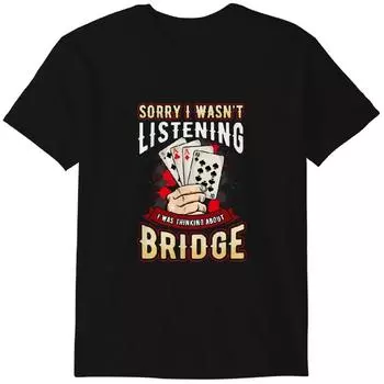 Bridge Card Game T-Shirt funny Bridge Player Gift - Bridge Card Game - T-Shirt 2XL