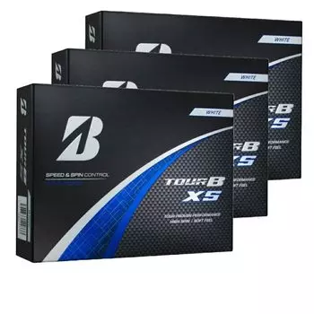 Bridgestone 2024 TOUR B XS Tour BXS Белый 3 дюжины набор 36 мячей лист включен Оригинал