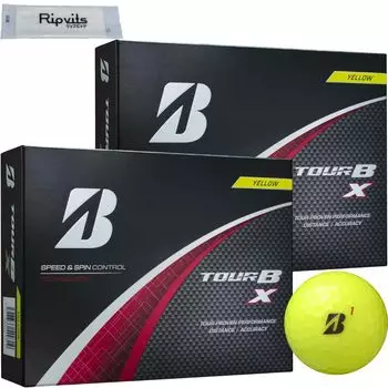 Bridgestone 2024 TOUR BX Tour BX Желтый набор из 2 дюжин, 24 чистящих листа *Оригинал