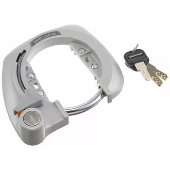 BRIDGESTONE BS Lock IV Bicycle Key Key Lock Gray Anti-Theft Security CL-BS4 A515266S