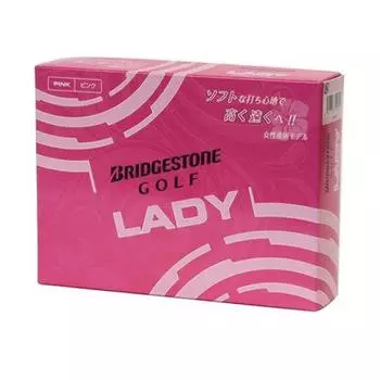 Bridgestone BSG LADY LBPXJ Pink Golf дюжина (Бриджстоун) (Женские мячи) 1 (12 мячей) (Розовый/FF/Женский) розовый