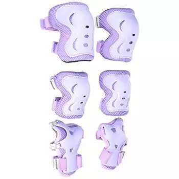 BRIDGESTONE детский протектор для велосипеда, одноколесного велосипеда, детский фиолетовый H3-PAD.A P5590 B361002V