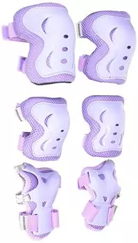 BRIDGESTONE Детский протектор для велосипеда, одноколесного велосипеда, детский фиолетовый P5590 B361002V H3-PAD.A фиолетовый