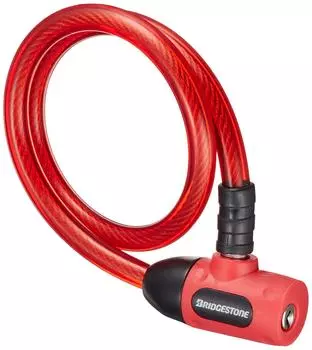 BRIDGESTONE Everylock Bicycle Key Wire Lock Red Security A521310RE Anti-Theft WL-EVL
