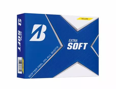 BRIDGESTONE Golf Ball EXTRA SOFT 2021 Model 12 Balls Yellow