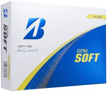 BRIDGESTONE Golf Ball EXTRA SOFT 2025 Model 12 Balls Yellow X5YXJ жёлтый
