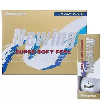 BRIDGESTONE Golf Ball Newing SUPER SOFT FEEL 1 dozen Pearl White NAGX (12 pieces)