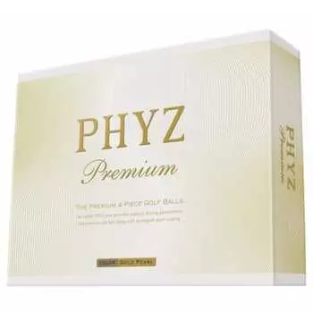 BRIDGESTONE Golf Ball PHYZ Premium 1 Dozen (12 Pieces) Gold Pearl PMGX