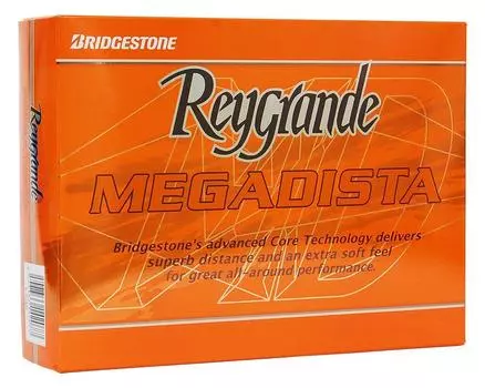 BRIDGESTONE Golf Ball Reygrande Megadista 1 Dozen Orange (12 Pieces) оранжевый