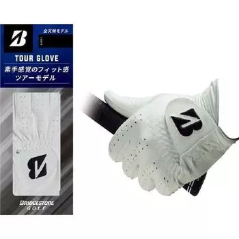 BRIDGESTONE Golf Glove TOUR GLOVE GLG12 Short Spec Men s White 23cm