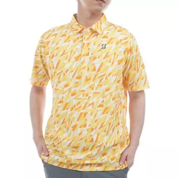 [Bridgestone Golf] Ретро рубашка с коротким рукавом EGM09A Мужская YE