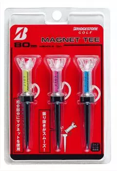BRIDGESTONE Golf Tee Магнитная футболка Средняя футболка 80 мм GAGMTM разноцветный