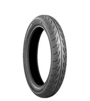 BRIDGESTONE мотоциклетная шина BATTLAX SC BIAS передняя 55P бескамерная типа MCS60011 для двухколесного мотоцикла 110/90-13 M/C (TL)