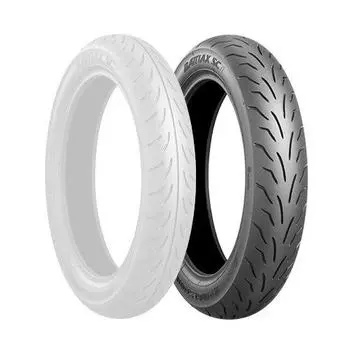 BRIDGESTONE Мотоциклетная шина BATTLAX SC BIAS Задняя 90/90-14 M/C 46P Бескамерная (TL) MCS60031 для двухколесного мотоцикла