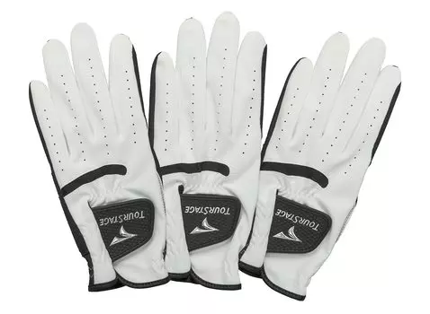 BRIDGESTONE Practice Golf Glove Set of 3 GLTS1T White Black Men s (ТУР-СТАДИЯ WK)