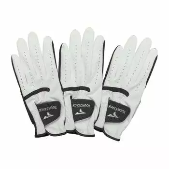 BRIDGESTONE Practice Golf Glove Set of 3 Men s (TOURSTAGE GLTS1T WK) White Black M