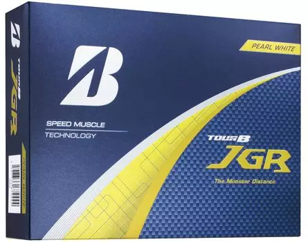 BRIDGESTONE TOUR B JGR 2025 Golf Pearl Pack of J5GX Balls, White, 12,