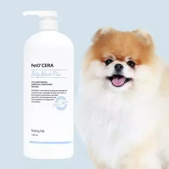 Bridgetail Dog Petocera Body Wash Plus Shampoo, 1500мл, 1 шт, Корейский шампунь для домашних животных