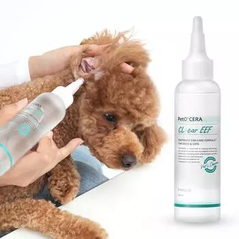 Бриджтейл Dog Cat Petocera Ear Cleanser Clyer EEF, Корейский шампунь для домашних животных