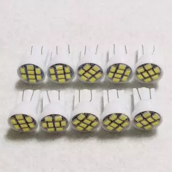 Bright! CB750F FC Meter Indicator LED T10 White Set of 10 Car Supplies Vehicle Inspection Compatible