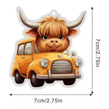 Bright Delightful And Acrylic Car Hanging Charm For Trendy Interior Car Decor 1