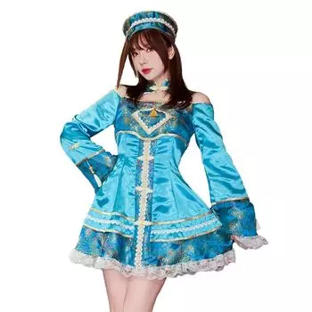 [Bright Lara] хеллоуин косплей маскировка Китай Цзянши чонсам одежда костюм женский cos066-BL-L