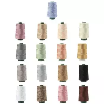 Bright Silk Medium Thick Wool Mercerized Cotton Linen Ice Rope Woven Supplies for Summer Hat Shoes Handbag Crafts