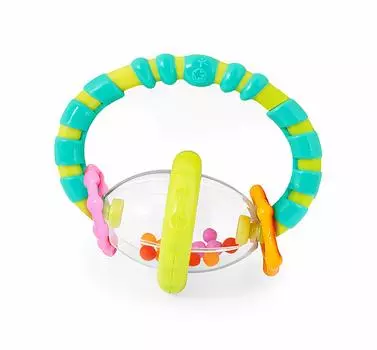 Bright Starts Grab Spin месяцы и погремушка Rattle Teething Hardener 8533 & [3 up]