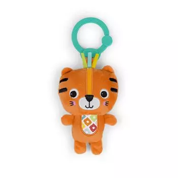 Bright Starts Outing Chime Tiger months and Fingertip Educational Hand Play Stroller Toy 12949 [0 up]