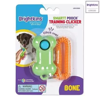 Brightkins Bone Clicker Товары для собак LER9380, разноцветные, 1 шт.