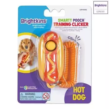 Brightkins Hot Dog Clicker Товары для собак LER9381, 1 шт.