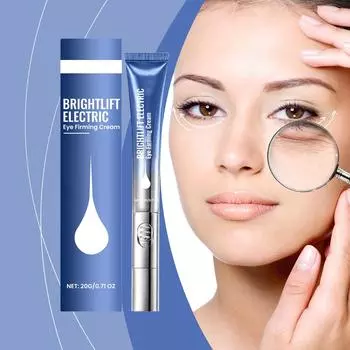 BrightLift Электрический крем для укрепления кожи вокруг глаз, крем для кожи вокруг глаз с электрическим массажером, увлажняющий восстанавливающий крем для кожи вокруг глаз, сыворотка для подтяжки кожи вокруг глаз, крем для ухода за кожей вокруг глаз One