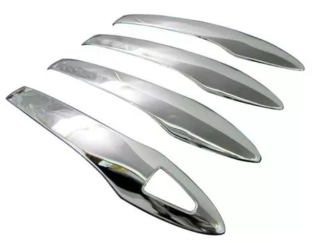 BRIGHTZ Camry AXVH70 AXVH75 Finish Stainless Steel Door Handle AXVH H70 70 H75 75 Ultra-Mirror Covers, 4-Piece Half-Type [PRIUS50-NOBU-HS-A3B1C0]