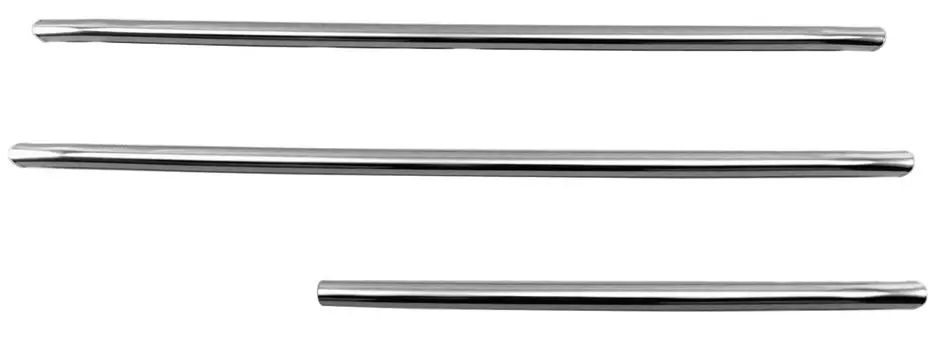 BRIGHTZ FBUM-MOL-089 DA17W Супер зеркальный хромированный передний бампер Molle 3 шт. DA17 DA