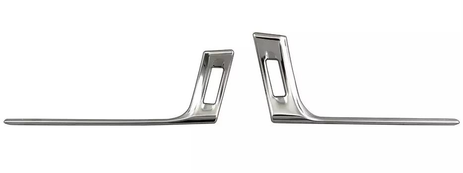 BRIGHTZ Finish Stainless Steel Plated Air Conditioner Mould for Toyota Camry Ultra-Mirror AXVH70/AXVH75 (2-Piece) [AC-COV-053]