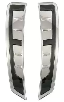 BRIGHTZ GR Yaris MXPA12 GXPA16 Ранняя Супер Зеркальная Нержавеющая Сталь Хромированная Панель Вентиляционных Отверстий Крыла 2 шт. MXPA 12 GXPA 16 [AIR-LOU-022]