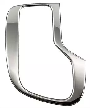 BRIGHTZ GR Yaris MXPA12 GXPA16 Супер зеркальное хромирование нержавеющей стали кольцо селектора переключения передач 12 16 10 GR Yaris [SHI-GATE-055] серебряный