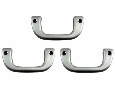 BRIGHTZ Hijet Truck 200 210 201 211 Assist Grip Silver 3PC S200P S210P S201P S211P S S200 S210 S201 S211 Hijet Truck [INT-GRIP-004-3PC]