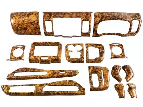 BRIGHTZ Комплект внутренних панелей Minicab Van DS17V 15 шт. Деревянный стиль 2DIN Навигация DS17 DS S17 17 Minicab Van Minicab Van Minicab [WOOD-PAN-155]