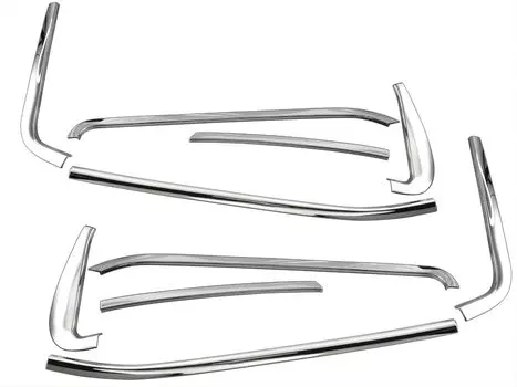 BRIGHTZ Mitsubishi Fuso NEW Canter Plated Window Pillar Set Mitsubishi Mitsubishi Fuso NEW Canter [TRUCK-L-137]