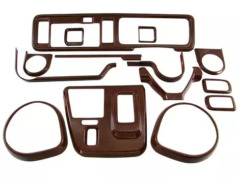 BRIGHTZ Pixis Van S321M S331M Поздний комплект внутренних панелей 14 шт., деревянный стиль S321 S331 321 331 Pixis Van [WOOD-PAN-013]