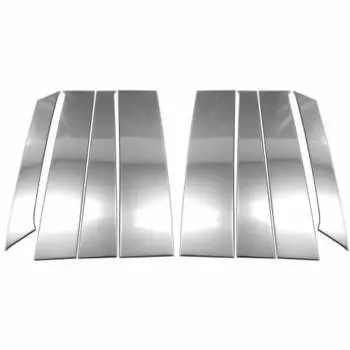 BRIGHTZ Rooks 44 45 47 48 Панель стойки из суперзеркальной нержавеющей стали без козырька 8 шт [PIL-SIL-430] B44A B45A B47A B48A B44 B45 B47 B48