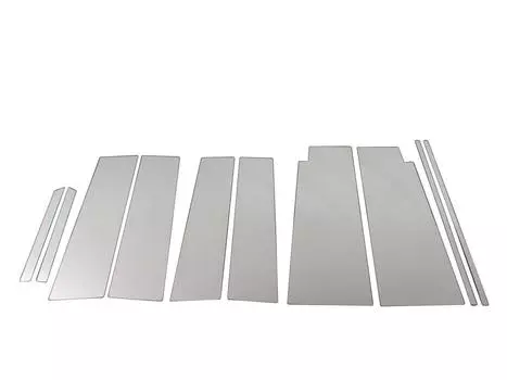 BRIGHTZ Stepwagon Spada RK Series RK5 RK6 Super Mirror Chrome Plated Stainless Steel Pillar Panels for Infinite Visors 10PC 10127 [PIL-SIL-213]