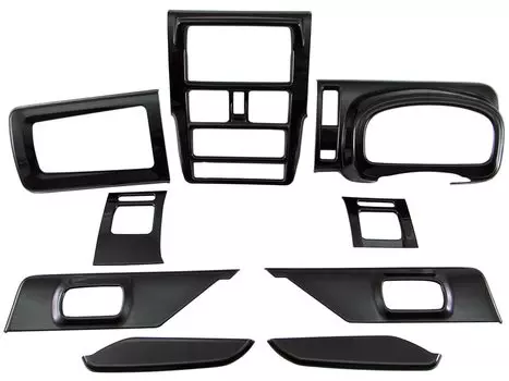 BRIGHTZ Super Carry DA16T Комплект внутренних панелей 9 шт. Черный рояльный лак DA16 DA A16 16 Carry Truck Carry Truck Carry Truck Carry Truck [WOOD-PAN-017]