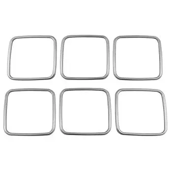 BRIGHTZ UD Trucks Quon Super зеркальное кольцо заднего фонаря с покрытием из нержавеющей стали 6 шт [ TRUCK-S-084-6PC ] UD гусеницы