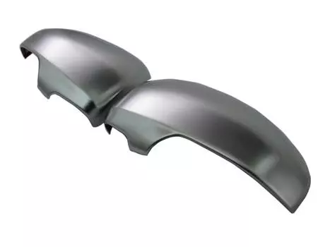 BRIGHTZ Зеркало заднего вида Сатин для Camry ACV45 ACV V45 40 26771 Накладки, Серебристый, (Поздняя модель) [SIL-MIR-022], V40, 45,