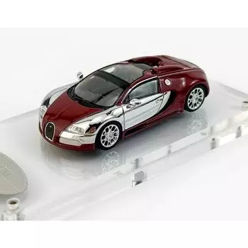 Брикхаус Смертный 1:64 Покрытие Серебристо-Красный Veyron SS Спортивная Модель Литой Металлический Автомобиль Новая Коллекция