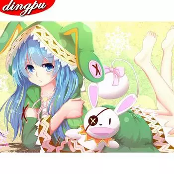 Алмазная 5D DIY Алмазная картина Алмазная вышивка крестом Стразы Мозаика Картина 20X30CM